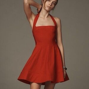 NWT Maeve Elegant Chic Square Neck Fit & Flare Mini Dress Size M